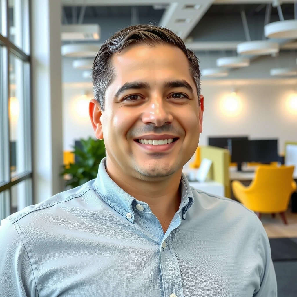 Retrato profesional de Carlos Ruiz, director de experiencia del cliente.